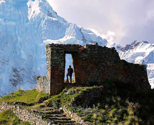 Intipunku – Das Sonnentor der Inka bei Ollantaytambo Intipunku – Das Sonnentor der Inka bei Ollantaytambo