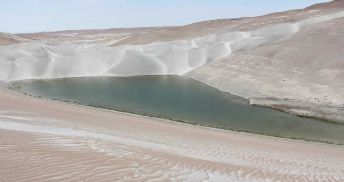 Oasis de La Joya: laguna cristalina en el mar de dunas de Arequipa