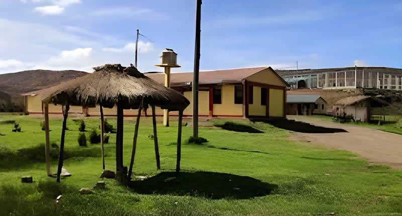 Balneario Termal de Juntuma cerca de Asillo en el altiplano de Azángaro