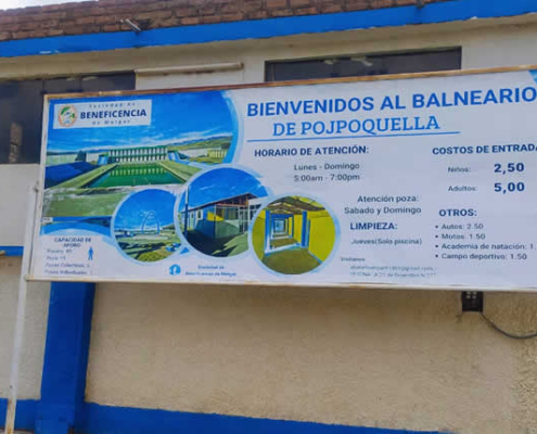 Baños Termales de Pojpoquella – heiße Quellen am Fuß des Cerro Kolqueparque Baños Termales de Pojpoquella – heiße Quellen am Fuß des Cerro Kolqueparque