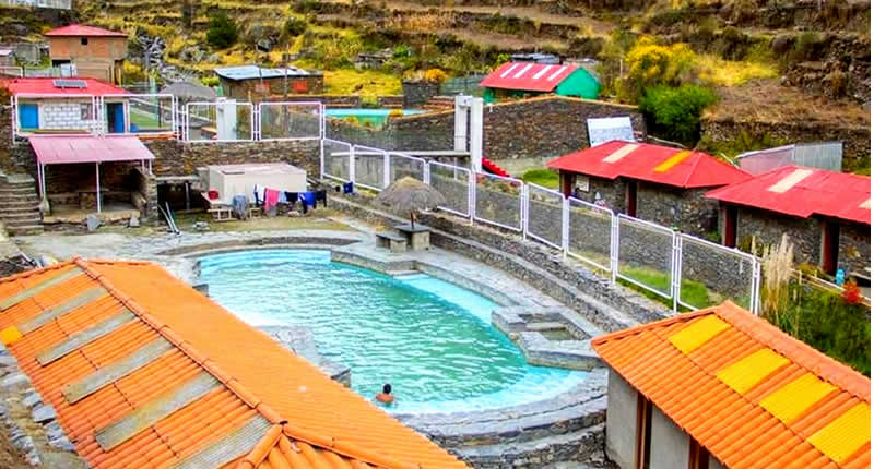 Baños Termales de Jathun Phutina bei Cuyocuyo in der Region Puno