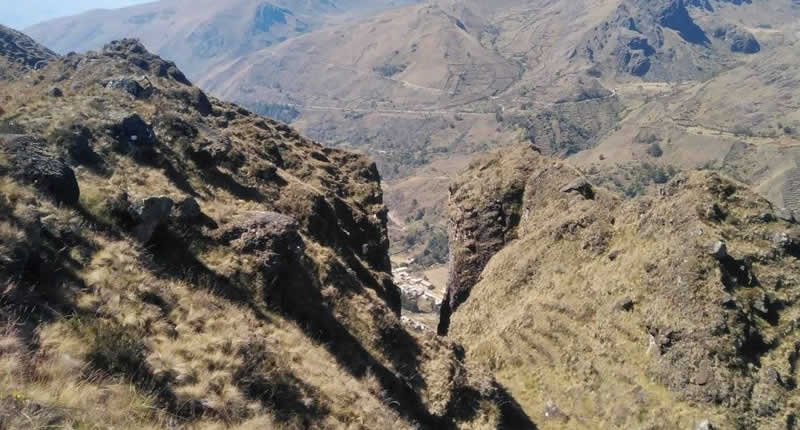 Cañón de Viunchuco im Distrikt Ayapata