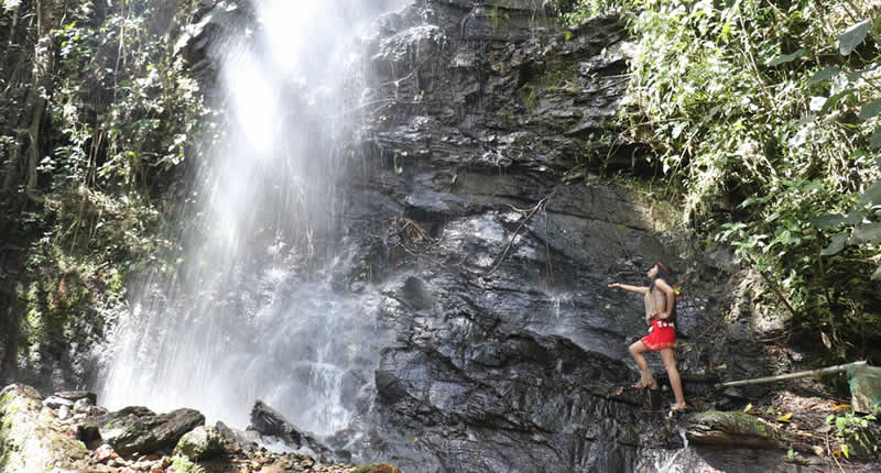 Cascada Botijani – Regenwald-Wasserfall bei San Juan de Oro