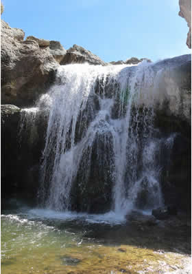 Cataratas de Vila Vila im Hochland von Vilavila in der Provinz Lampa