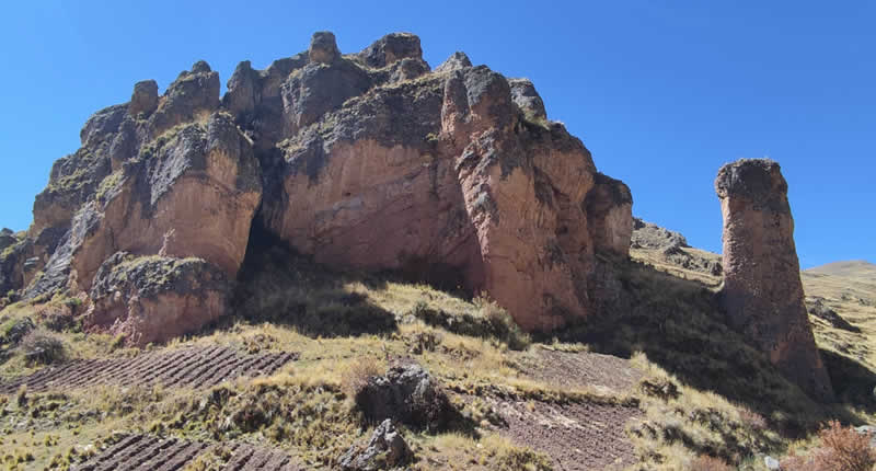 Formación Pétrea de Qilca – Steinfiguren im Hochland von San Antón