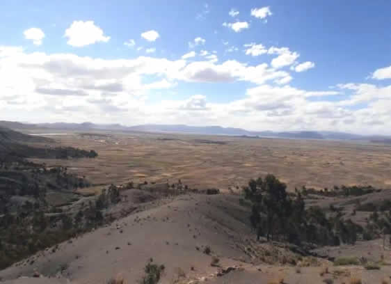 Fossilfundstelle am Cerro Imarrucos bei Taraco