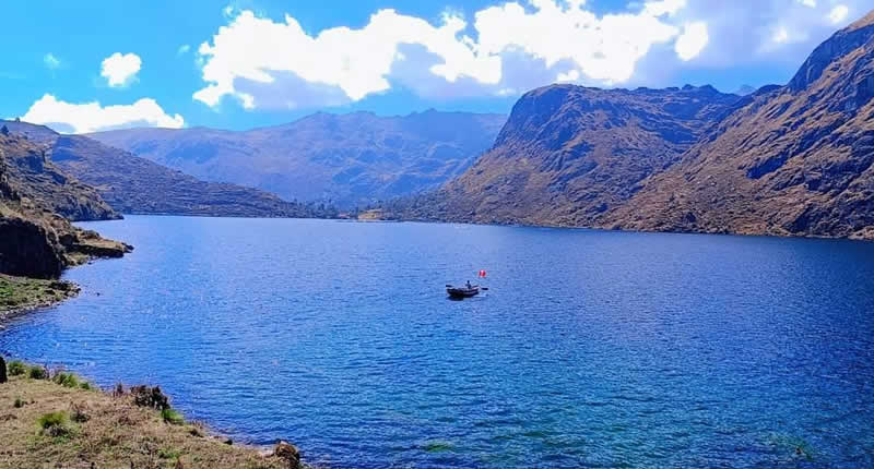 Laguna de Humanqayak – Andenlagune mit Inseln, Truchas und Vogelparadies bei Ayapata