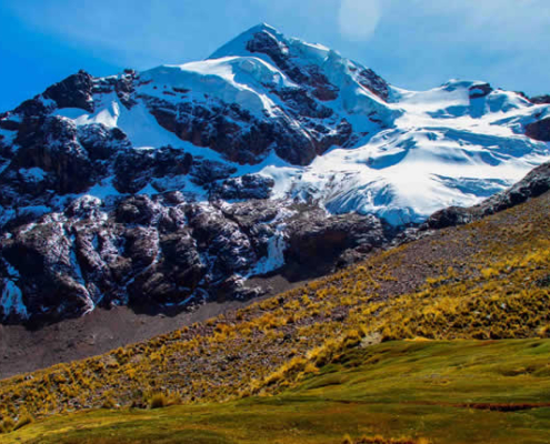 Nevado Gringo Balanzani – Andengipfel zwischen Gletscherwelt und Hochlandlagunen Nevado Gringo Balanzani – Andengipfel zwischen Gletscherwelt und Hochlandlagunen