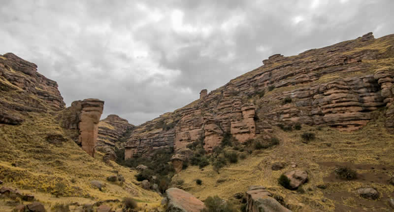 Paraíso Natural de Keñuacuyo bei Ayaviri im Hochland von Puno