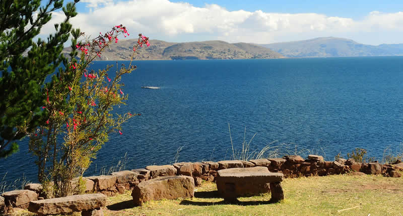 Blick von Península de Capachica