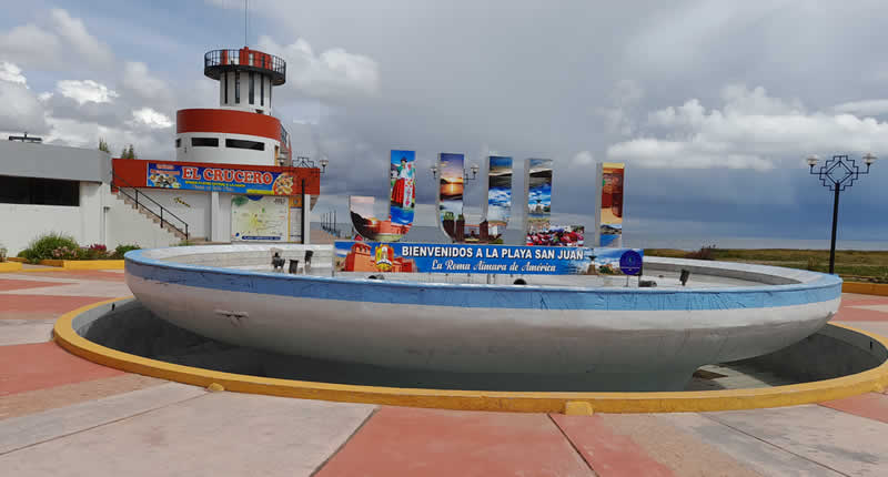 Playa San Juan am Titicacasee nahe der Stadt Juli in Puno