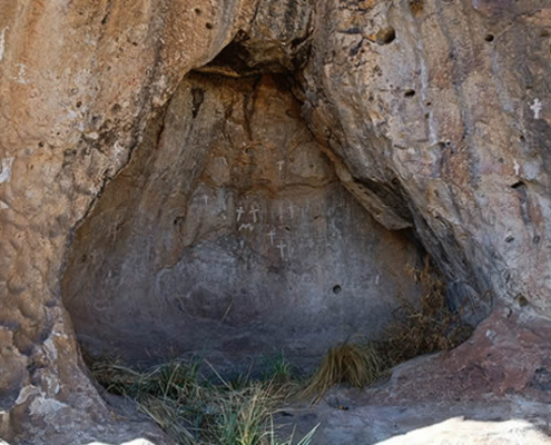 Felsenmalerei von Chusecani bei Tanka Tanka