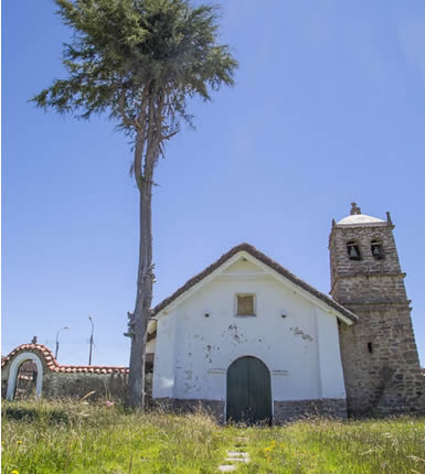 Historische Dorfkapelle in Challapampa bei Juli