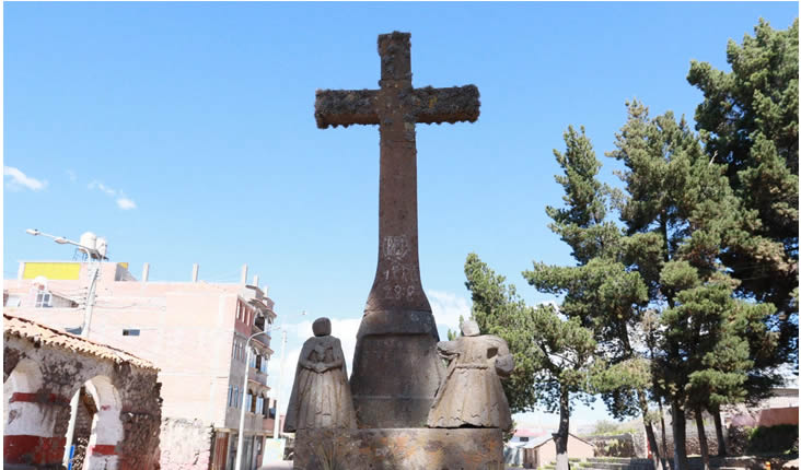 Steinernes Zeugnis der Missionierung im Altiplano