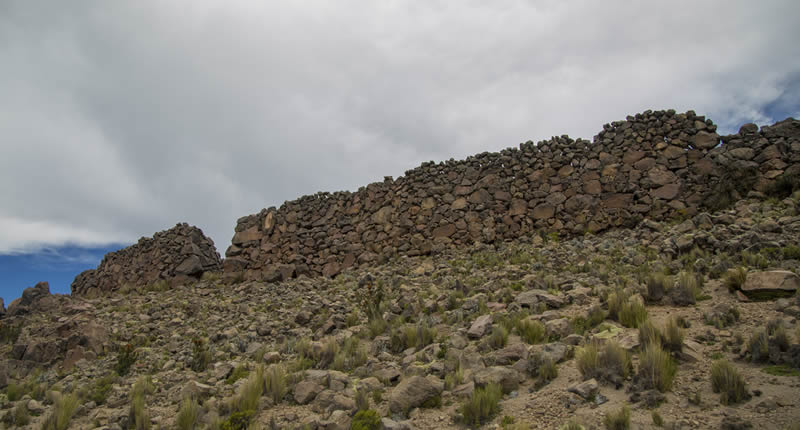 Festungsmauern von Tanapaca