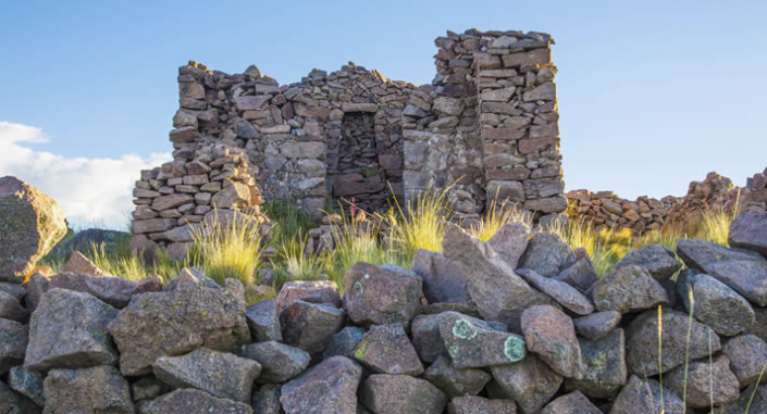 Fortaleza de Pucara Festung Pucara bei Juli – Lupaka-Zitadelle über dem Altiplano