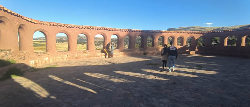 Innenraum der Glorieta von Chucuito