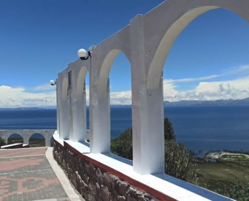 Aussichtspunkt Jaquepata in Pomata: Balkon des Altiplano