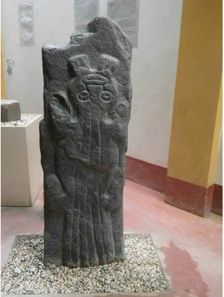 Monolithen der Pukará-Kultur im Museo Lítico de Taraco