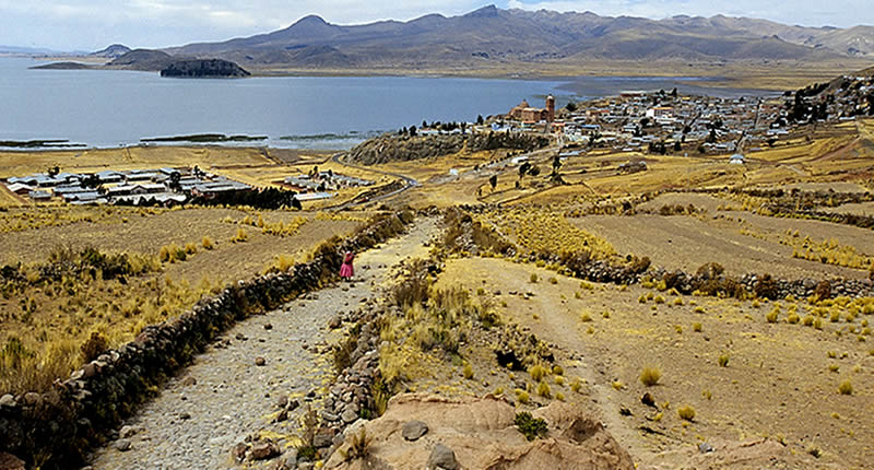 UNESCO-Abschnitt des Inka-Pfades am Titicacasee