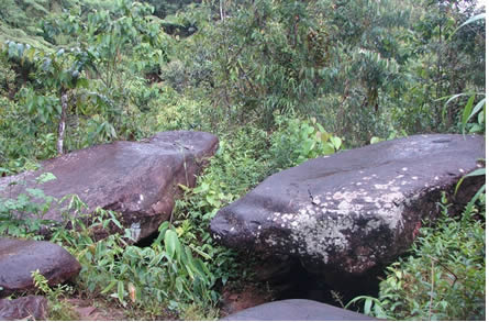 Magische Felsbilder in der Schlucht des Río Chaquimayu