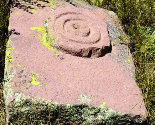 Sitio arqueológico Cerro Tococawa cerca de Pomata